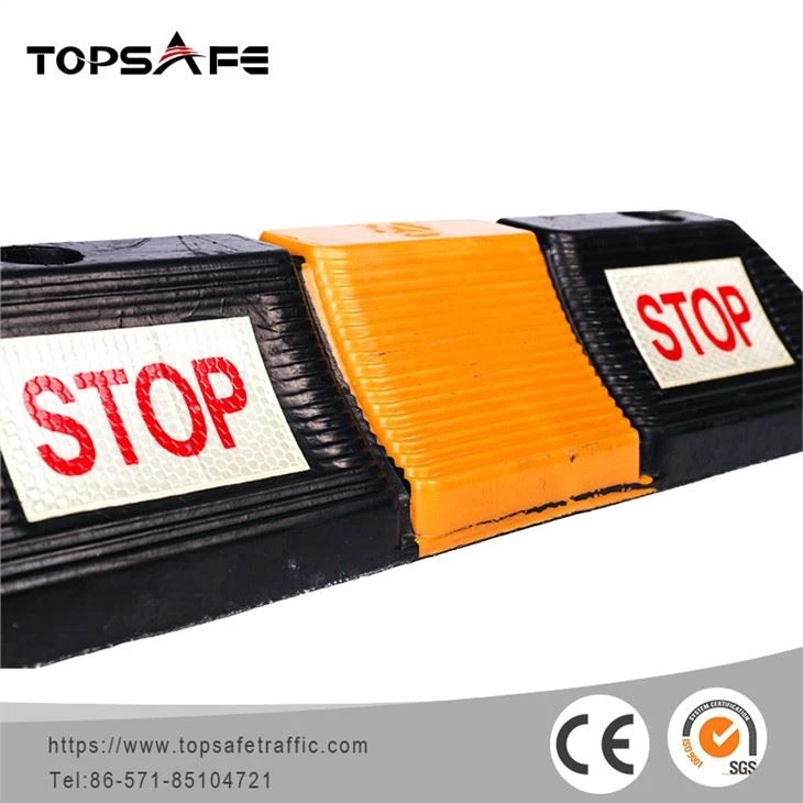 Road Safe Traffic Safety 50cm Rubber Wheel Stop Parking Block