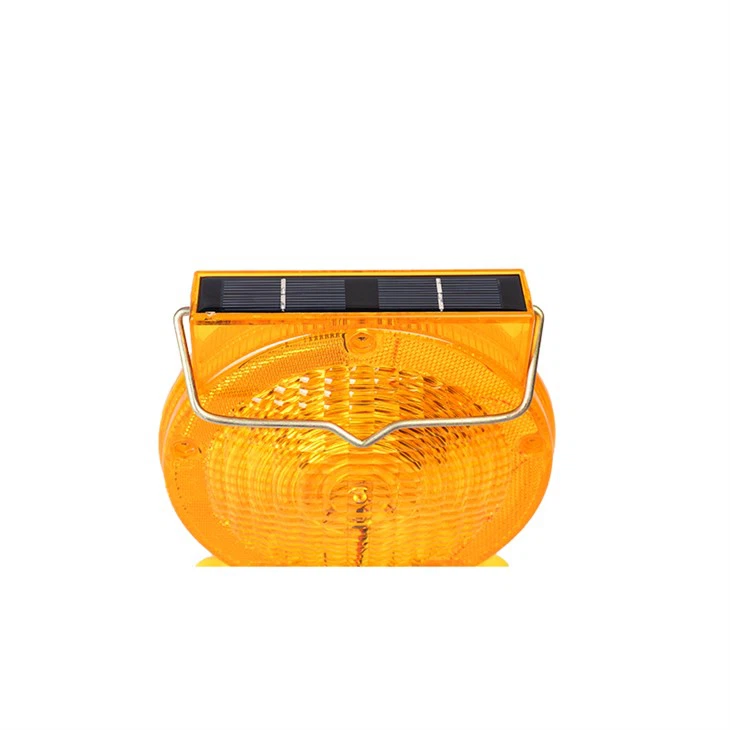 Traffic Road Warning Light Solar Powered